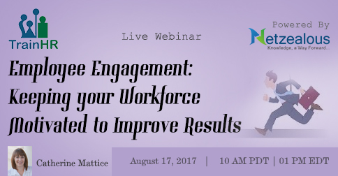 Employee engagement doesn't have to be a hard to reach target. Essentially, there is a ton of research on how to increase employee engagement, and this webinar will sum it all up for you. The training session will also provide several vignettes along the way, to demonstrate how powerful the impact a focus on employee engagement can be. 